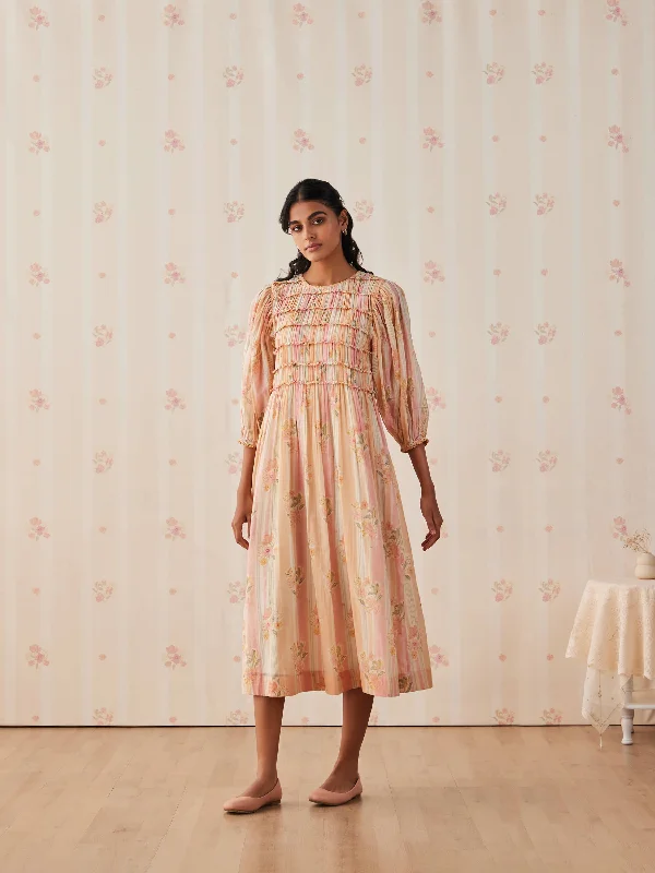Midi dresses with wrap - around skirts for a customizable fit Springdale Midi Dress