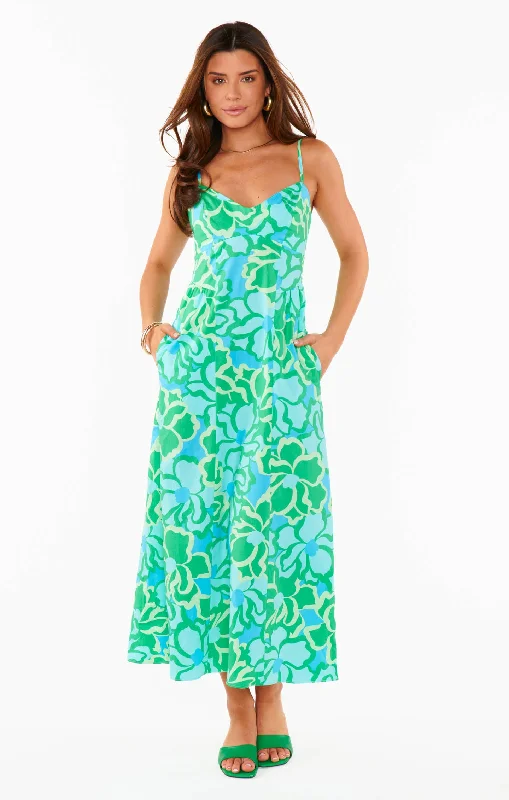Midi dresses with mesh inserts for a trendy and breathable option Allegra Midi Dress ~ Abstract Poppy Midi dresses with mesh inserts for a trendy and breathable option Allegra Midi Dress ~ Abstract Poppy