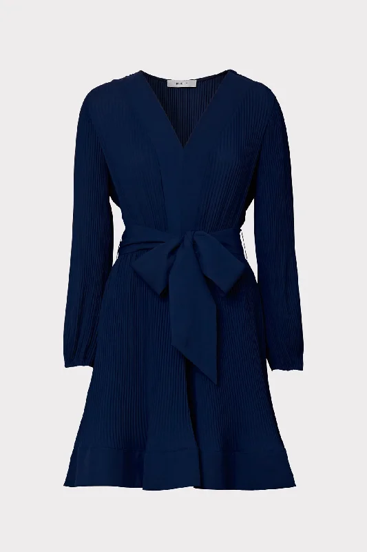 Mini dresses with ruched bodices for a feminine touch Liv Pleated Dress