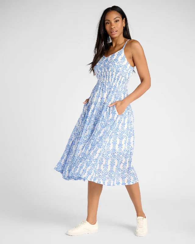 Mini dresses with beaded embellishments for a fancy event Print Midi Dress