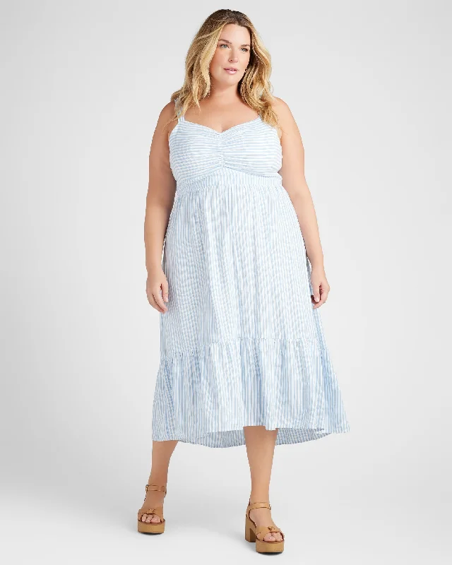 Mini dresses with empire waists for a flattering fit Plus Size Striped Sweetheart Maxi Dress Mini dresses with empire waists for a flattering fit Plus Size Striped Sweetheart Maxi Dress