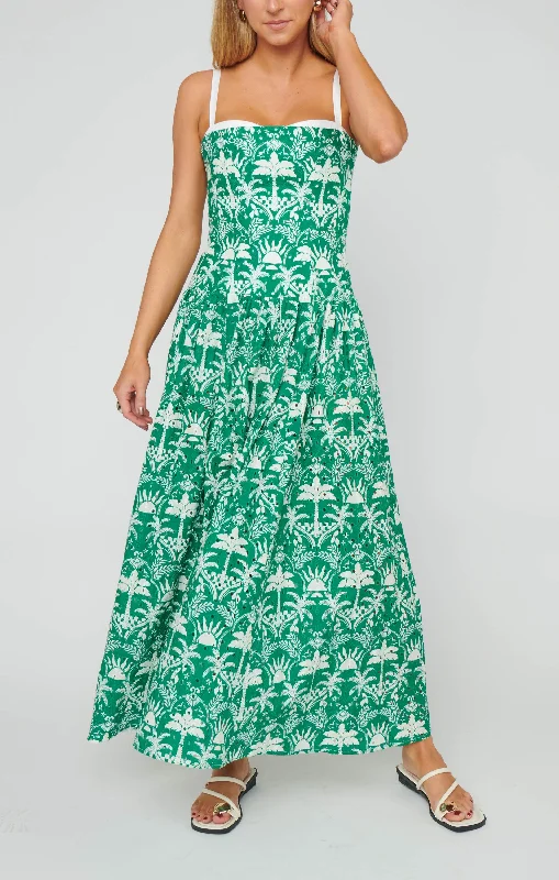 Midi dresses with wrap - around skirts for a customizable fit Hepburn Midi Dress ~ Tiki Palms