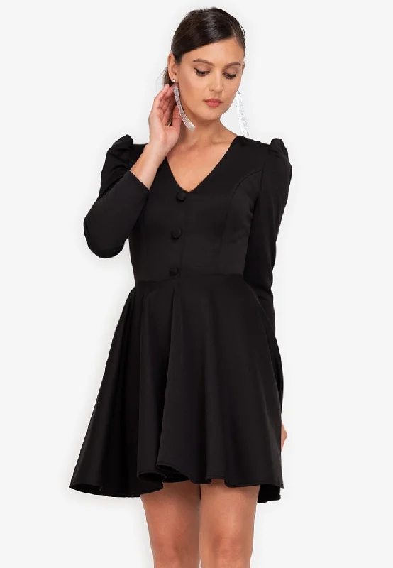 Mini dresses with pom - pom trims for a playful feel Soleil