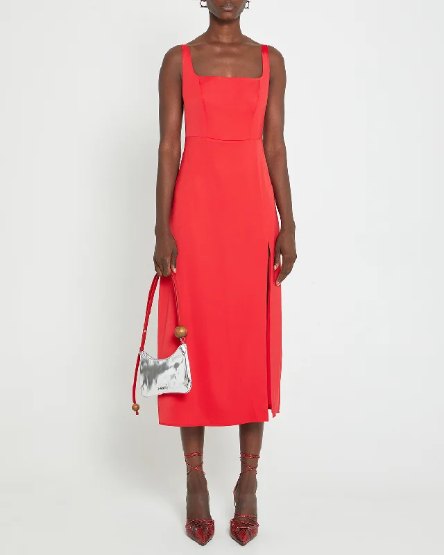 Midi dresses with puff sleeves for a vintage - inspired look Gisela Dress