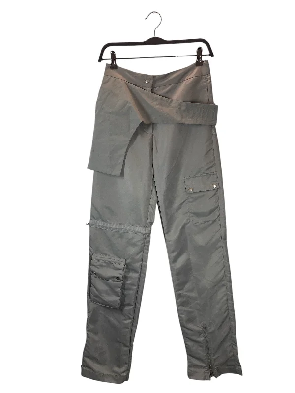 Wide - Leg Women's Chiffon Palazzo Pants for a Flowy AppealHELIOT EMIL/Straight Pants/M/Nylon/GRY/CARGO POCKET Wide - Leg Women's Chiffon Palazzo Pants for a Flowy AppealHELIOT EMIL/Straight Pants/M/Nylon/GRY/CARGO POCKET