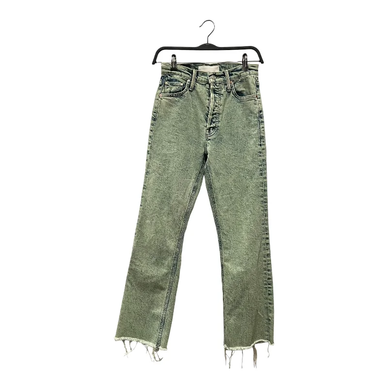 Tapered Leg Women's Wool Blend Trousers for Wintermother/Bootcut Pants/25/Denim/GRN/ Tapered Leg Women's Wool Blend Trousers for Wintermother/Bootcut Pants/25/Denim/GRN/
