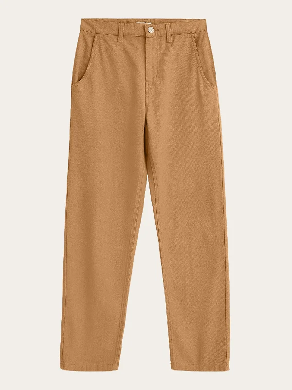 Women's Straight - Leg Linen Pants for a Breezy Summer LookCALLA tapered canvas pant - Brown Sugar Women's Straight - Leg Linen Pants for a Breezy Summer LookCALLA tapered canvas pant - Brown Sugar