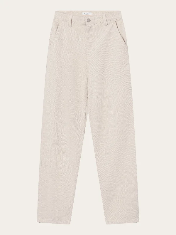 Cigarette Style Women's Printed Linen Blend Pants for Casual DaysCALLA tapered mid-rise heavy twill workwear pant - Raw cotton Cigarette Style Women's Printed Linen Blend Pants for Casual DaysCALLA tapered mid-rise heavy twill workwear pant - Raw cotton