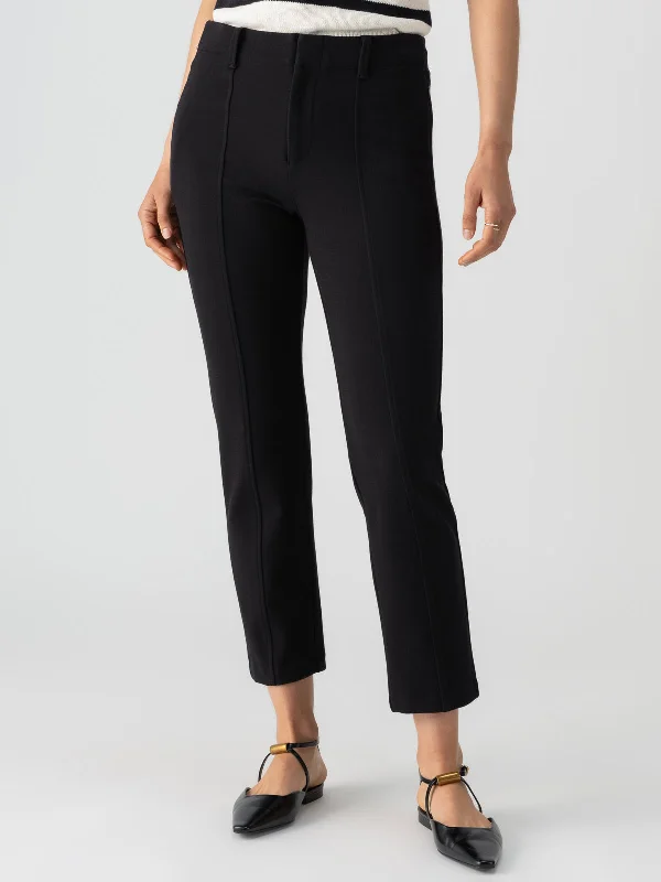 Women's Velvet Tight Trousers in Burgundy for a Luxurious and Elegant AppearanceCassie Semi-High Rise Legging Black Women's Velvet Tight Trousers in Burgundy for a Luxurious and Elegant AppearanceCassie Semi-High Rise Legging Black