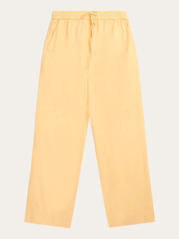 Plus Size Women's Patchwork - Design Jeans for a Unique AppearanceCHLOE barrel high-rise poplin elastic waistband pants - Impala Plus Size Women's Patchwork - Design Jeans for a Unique AppearanceCHLOE barrel high-rise poplin elastic waistband pants - Impala