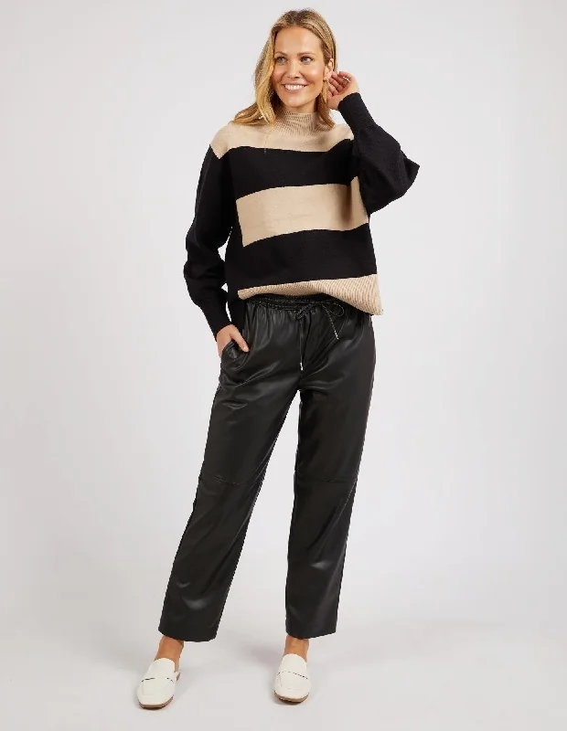Plus Size Women's Embroidered Tight Trousers in White for a Feminine and Elegant StyleFoxwood North Pant Black Plus Size Women's Embroidered Tight Trousers in White for a Feminine and Elegant StyleFoxwood North Pant Black