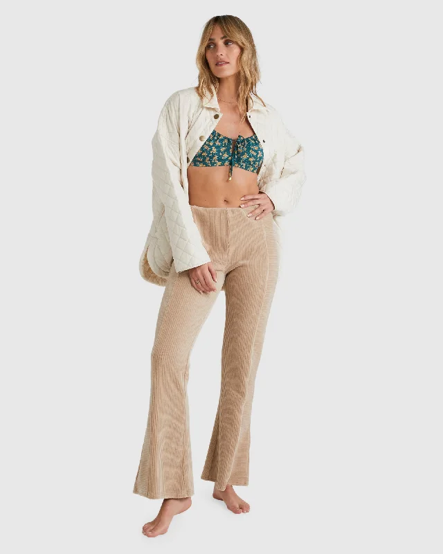 Bell - Bottom Style Women's Denim Pants with Embroidered DetailsGOOD DAY PANT