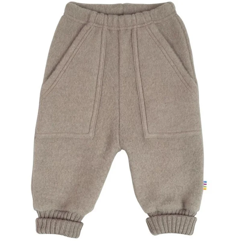 Plus Size Women's Drawstring - Waist Loungewear Pants in Soft FabricsJoha Wool Sesame Melange Baggy Pants Plus Size Women's Drawstring - Waist Loungewear Pants in Soft FabricsJoha Wool Sesame Melange Baggy Pants