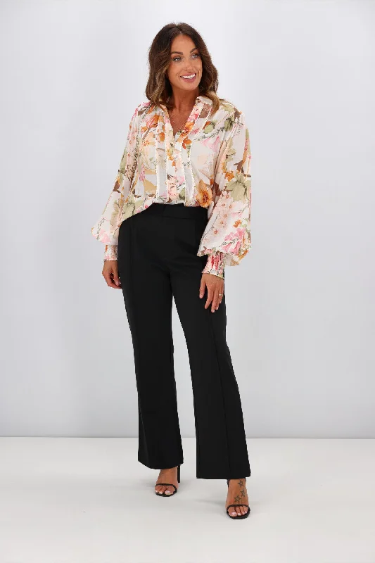 Plus Size Women's Plaid Tight Trousers in Multicolor for a Stylish and Classic LookJorge Bianca Pant Black Plus Size Women's Plaid Tight Trousers in Multicolor for a Stylish and Classic LookJorge Bianca Pant Black