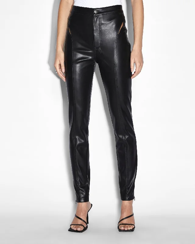 Palazzo Style Women's Printed Trousers in Bohemian PatternsKLUB PANT KUT OUT BLACK