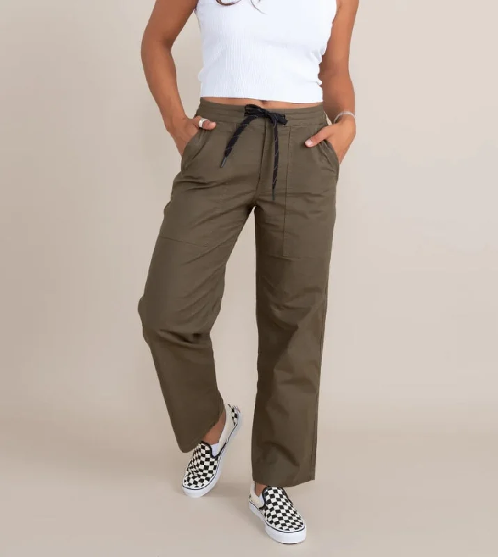 Bell - Bottom Style Women's Denim Pants with Embroidered DetailsLayover Pants