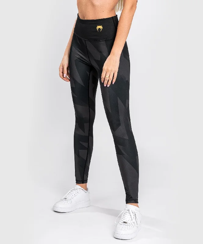 Women's Tight Trousers with Drawstring Waist in Khaki for a Relaxed and Adjustable FitLeggings Venum Razor - Pour Femmes - Noir/Or Women's Tight Trousers with Drawstring Waist in Khaki for a Relaxed and Adjustable FitLeggings Venum Razor - Pour Femmes - Noir/Or