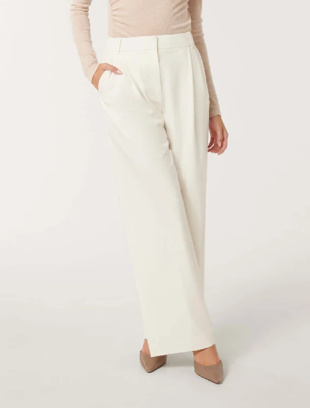 Straight - Leg Women's Vegan Leather Pants for a Chic LookLibby Wide Leg Pants