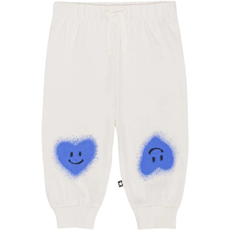 Straight - Leg Women's Vegan Leather Pants for a Chic LookMolo Blue Heart Simeon Pants Straight - Leg Women's Vegan Leather Pants for a Chic LookMolo Blue Heart Simeon Pants