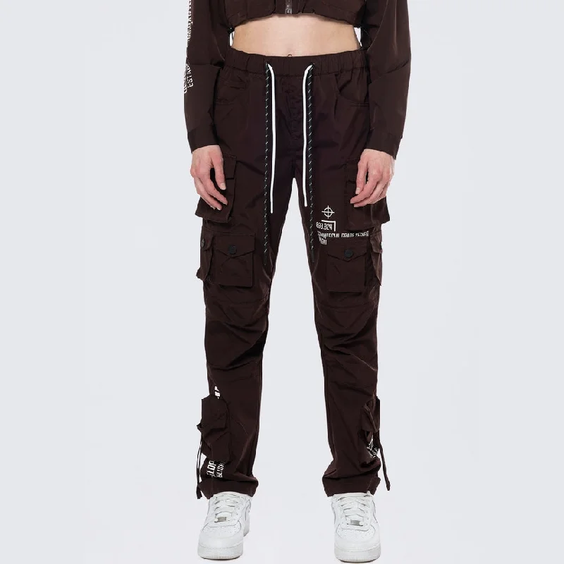 Relaxed Utility Slouched Pants - Espresso