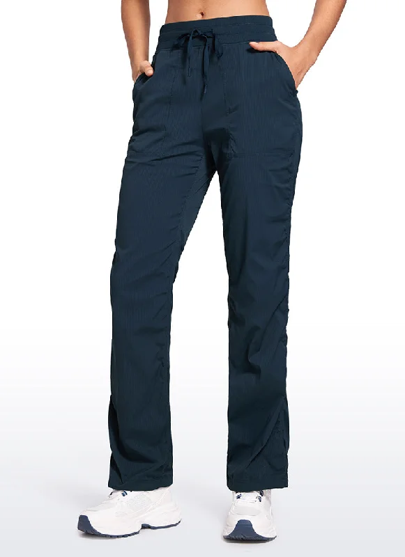 Plus Size Women's Cargo Pants with Multiple Pockets for HikingLightweight Workout Straight Leg Pocket Pants 30"