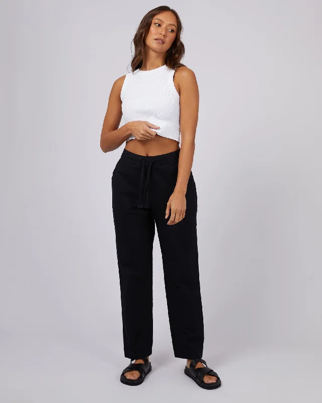 Women's Metallic Tight Trousers in Gold for a Glamorous Party EnsembleSilent Theory Tropical Pant Black Women's Metallic Tight Trousers in Gold for a Glamorous Party EnsembleSilent Theory Tropical Pant Black