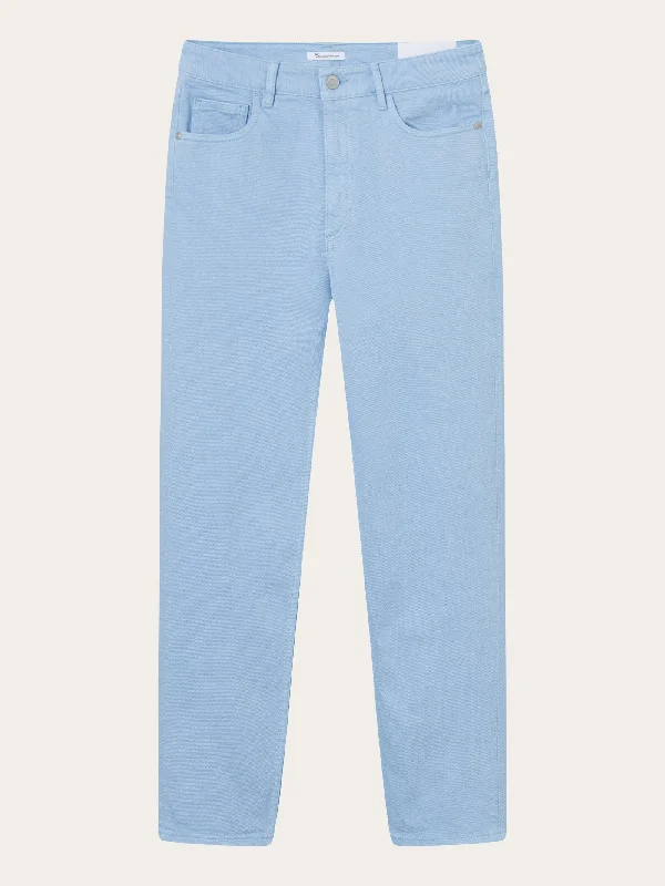 Women's Straight - Leg Linen Pants for a Breezy Summer LookSTELLA tapered Twill Pants - Airy Blue Women's Straight - Leg Linen Pants for a Breezy Summer LookSTELLA tapered Twill Pants - Airy Blue