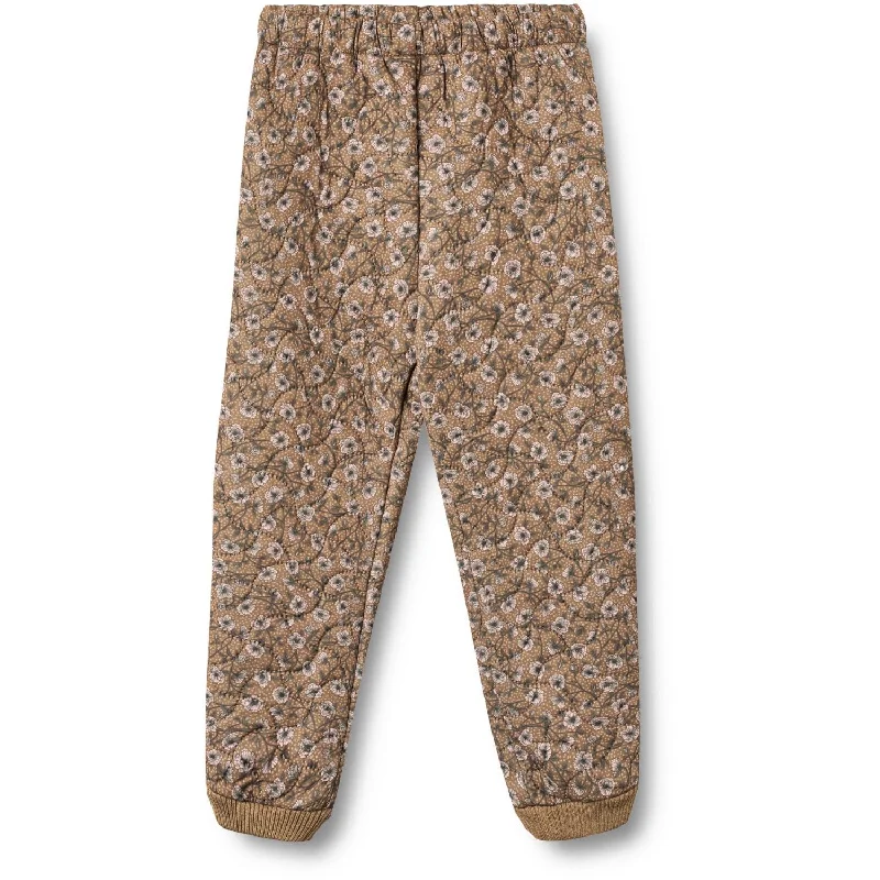Tapered Leg Women's Wool Blend Trousers for WinterWheat Caramel Anemones Thermo Pants Alex Tapered Leg Women's Wool Blend Trousers for WinterWheat Caramel Anemones Thermo Pants Alex