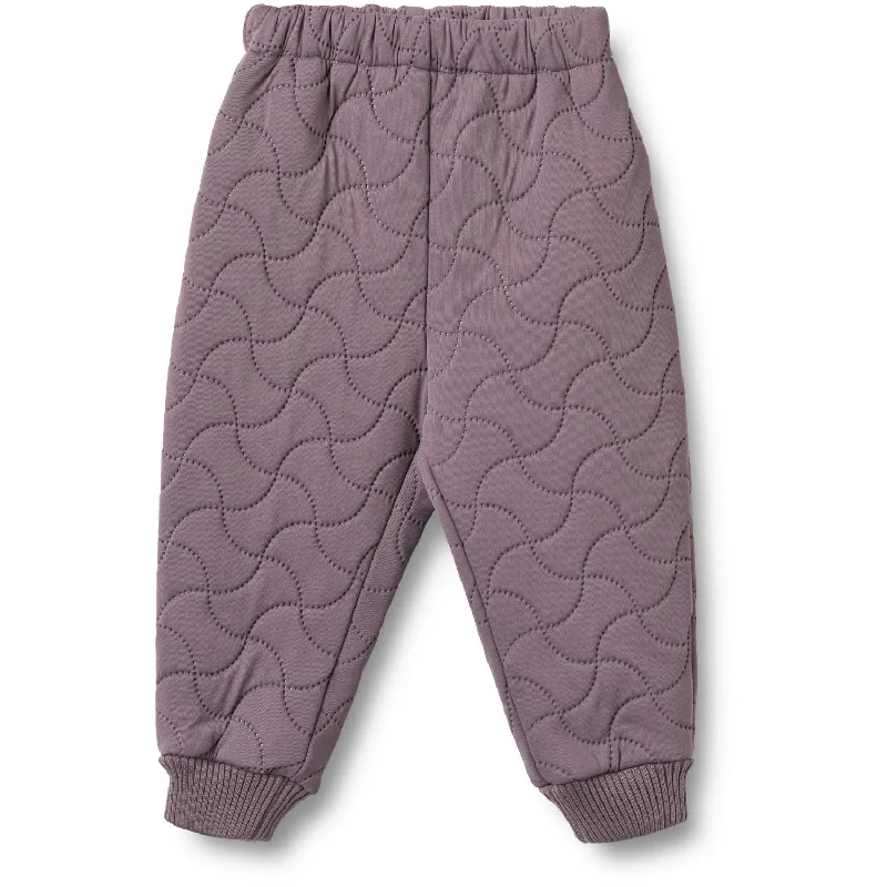 Bell - Bottom Style Women's Denim Pants with Embroidered DetailsWheat Dry Lilac Thermo Pants Alex Bell - Bottom Style Women's Denim Pants with Embroidered DetailsWheat Dry Lilac Thermo Pants Alex