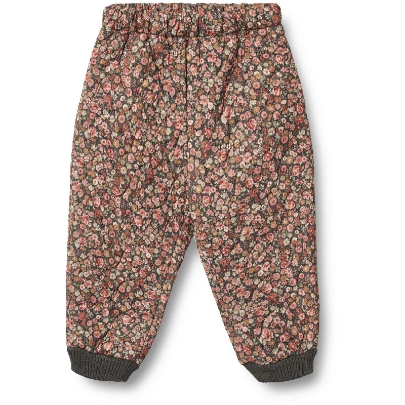 Capri Length Women's Printed Yoga Pants for Workout SessionsWheat Raven Wild Flowers Thermo Pants Alex Capri Length Women's Printed Yoga Pants for Workout SessionsWheat Raven Wild Flowers Thermo Pants Alex