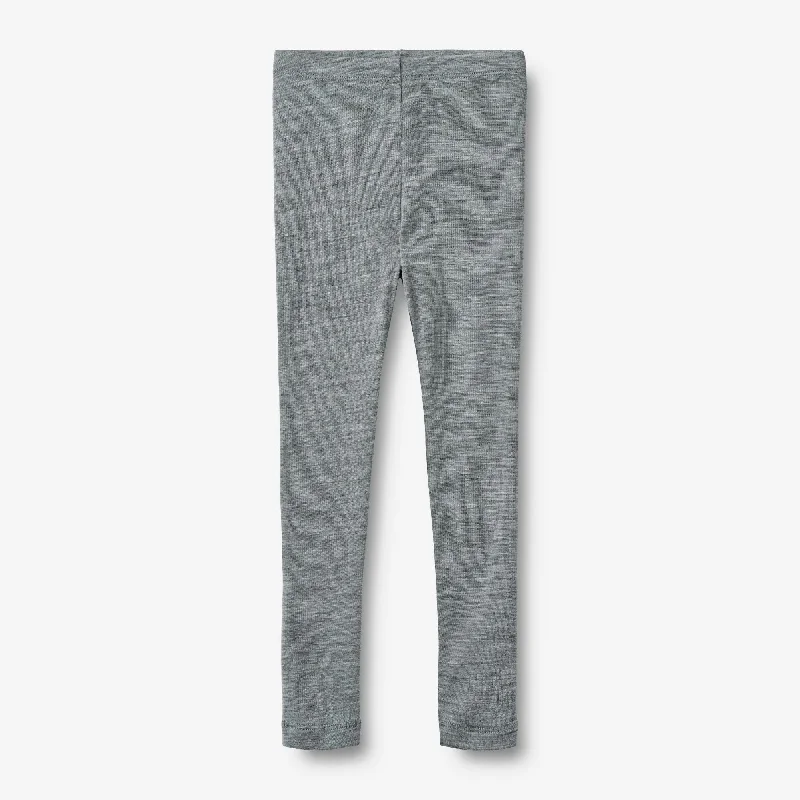Women's Tight Trousers with Mesh Panels in Black for a Sexy and Modern AppearanceWool Leggings Agi - melange grey Women's Tight Trousers with Mesh Panels in Black for a Sexy and Modern AppearanceWool Leggings Agi - melange grey
