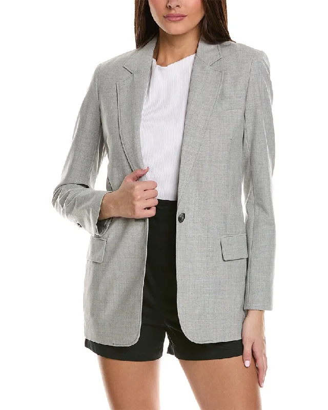 Women's Tailored Stretch Blazers in Navy Blue for Business Meetings3.1 Phillip Lim Wool-Blend Blazer Women's Tailored Stretch Blazers in Navy Blue for Business Meetings3.1 Phillip Lim Wool-Blend Blazer