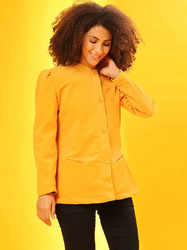Plus Size Women's Military - Inspired Blazers with Gold Accents for a Bold LookCampus Sutra Women Solid Stylish Casual Blazers Plus Size Women's Military - Inspired Blazers with Gold Accents for a Bold LookCampus Sutra Women Solid Stylish Casual Blazers