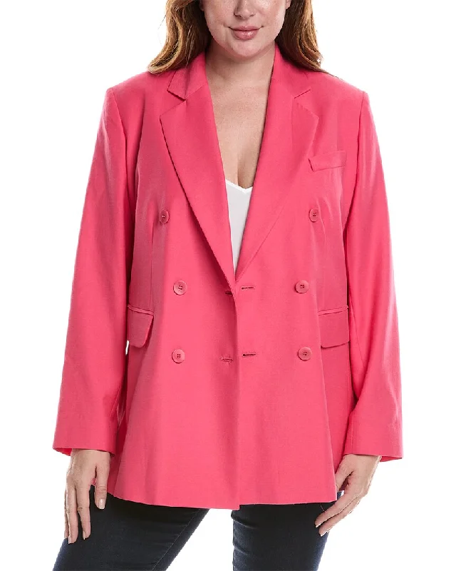Women's Peplum Blazers in Emerald Green for a Stylish Work AttireMarina Rinaldi Plus Double-Breasted Blazer Women's Peplum Blazers in Emerald Green for a Stylish Work AttireMarina Rinaldi Plus Double-Breasted Blazer