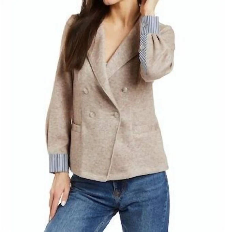 Women's Longline Linen Blazers in Pastel Colors for Summer EventsPhia Jacket In Camel Women's Longline Linen Blazers in Pastel Colors for Summer EventsPhia Jacket In Camel