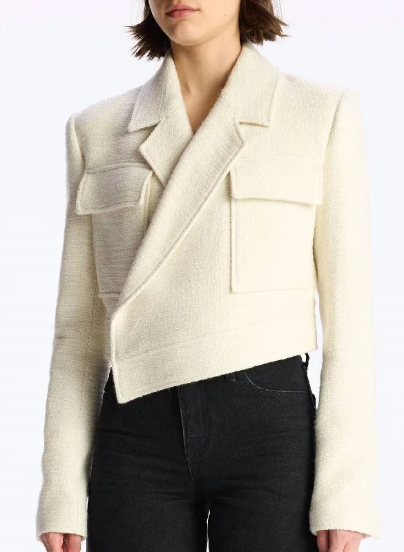 Single - Breasted Women's Linen Blend Blazers in Earth Tones for Casual WearReeve Jacket In Buttercream Single - Breasted Women's Linen Blend Blazers in Earth Tones for Casual WearReeve Jacket In Buttercream