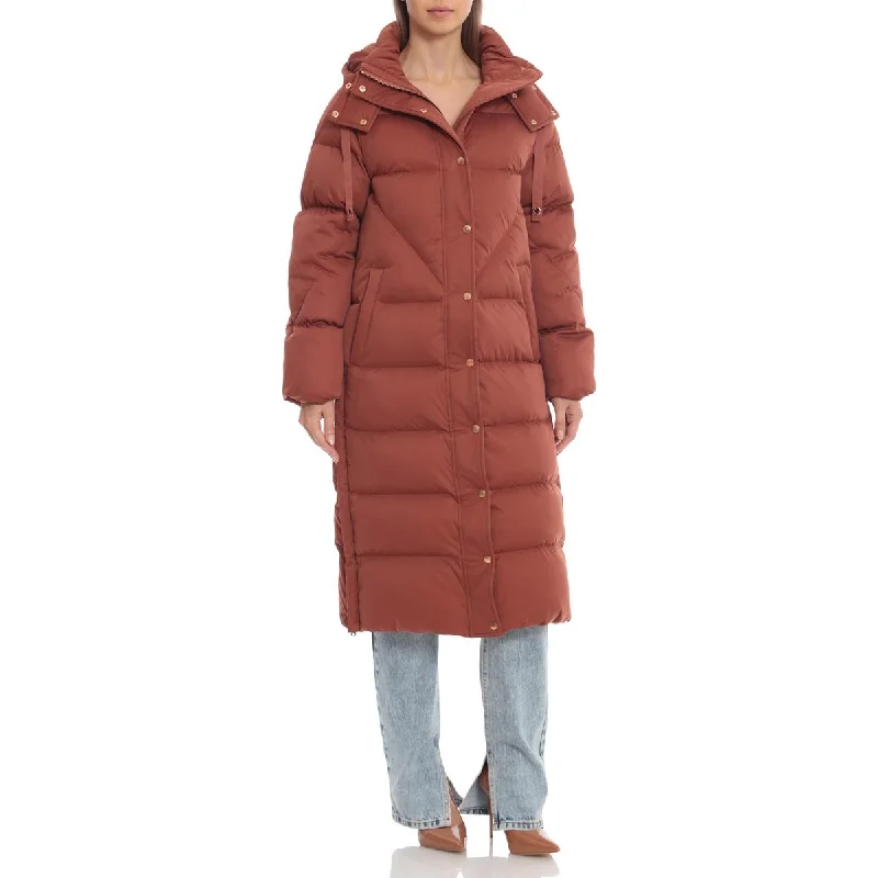 Hooded women's puffer coats in neon colors for high - visibility sportsAves Les Filles Women's Quilted Long Puffer Coat with Detachable Hood Hooded women's puffer coats in neon colors for high - visibility sportsAves Les Filles Women's Quilted Long Puffer Coat with Detachable Hood