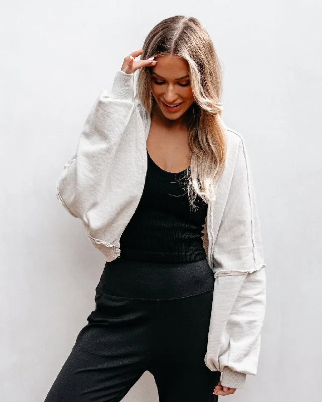 organic cotton women cardigan for an eco - friendly choiceBeige Contrast Shrug Cardigan organic cotton women cardigan for an eco - friendly choiceBeige Contrast Shrug Cardigan