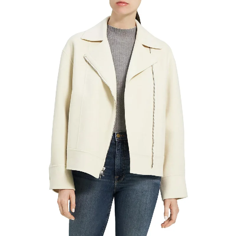 Checkered women's wool coats in a classic pattern for a timeless styleWomens Oversized Lightweight Motorcycle Jacket Checkered women's wool coats in a classic pattern for a timeless styleWomens Oversized Lightweight Motorcycle Jacket