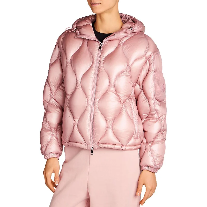 Anthon Womens Quilted Hooded Puffer Jacket