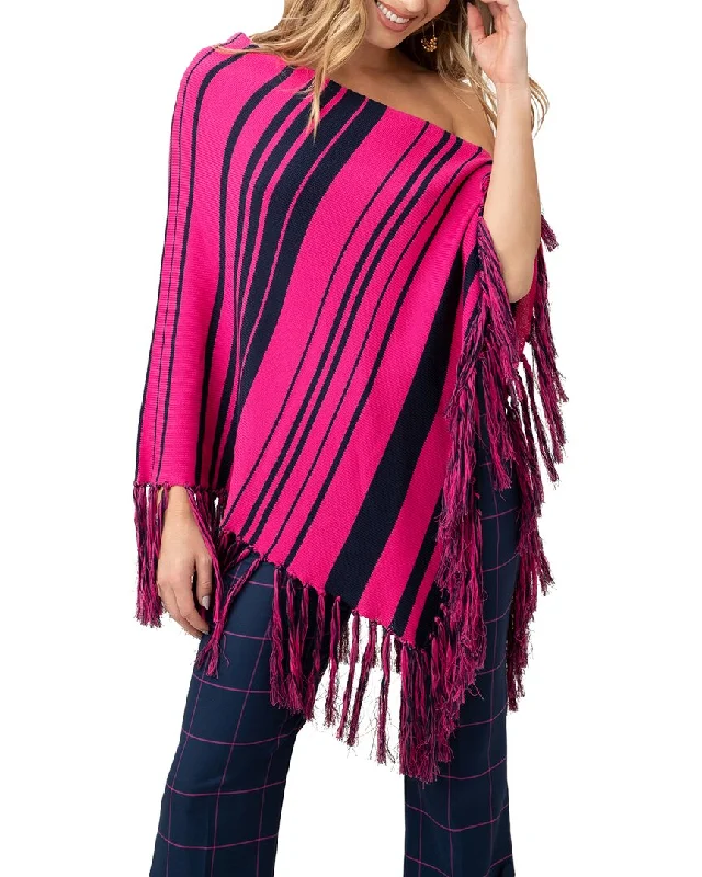 Long women's mac coats in a lightweight fabric for spring showersTrina Turk Mirador Poncho Long women's mac coats in a lightweight fabric for spring showersTrina Turk Mirador Poncho