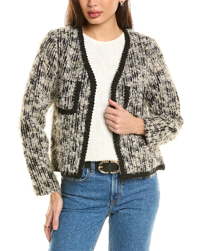 Petite women's wool blend coats with a tailored fit for a flattering silhouetteSeraphina Tinsel Fringe Jacket Petite women's wool blend coats with a tailored fit for a flattering silhouetteSeraphina Tinsel Fringe Jacket