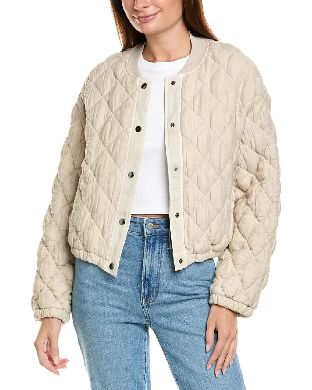 Water - resistant women's trench coats with adjustable cuffs for rainy daysBella Dahl Bomber Jacket Water - resistant women's trench coats with adjustable cuffs for rainy daysBella Dahl Bomber Jacket