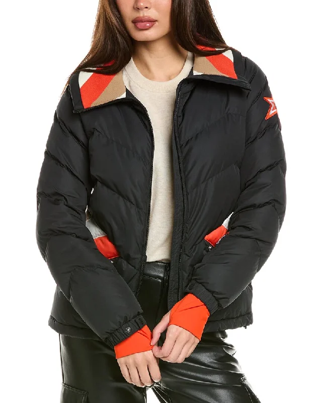 Hooded women's puffer coats in neon colors for high - visibility sportsHugo Boss Jacket Hooded women's puffer coats in neon colors for high - visibility sportsHugo Boss Jacket