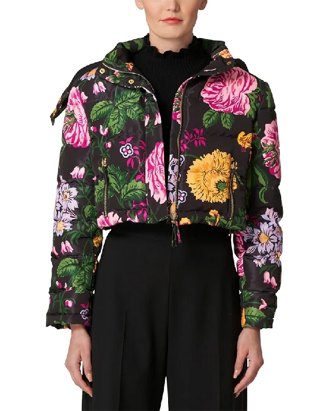 Hooded women's puffer coats in neon colors for high - visibility sportsCarolina Herrera Cropped Puffer Coat Hooded women's puffer coats in neon colors for high - visibility sportsCarolina Herrera Cropped Puffer Coat