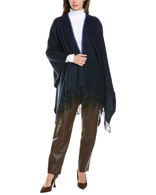 Embroidered women's cotton coats in a bohemian pattern for a unique designJ.Mclaughlin Sequana Wool Poncho Embroidered women's cotton coats in a bohemian pattern for a unique designJ.Mclaughlin Sequana Wool Poncho