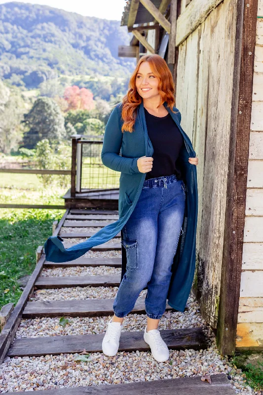 sequin embellished women cardigan for special occasionsJane Cardigan in Teal