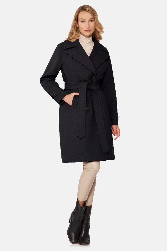 Women's faux fur coats in bright colors for a bold fashion statementDouble Breasted Coat, Black Women's faux fur coats in bright colors for a bold fashion statementDouble Breasted Coat, Black