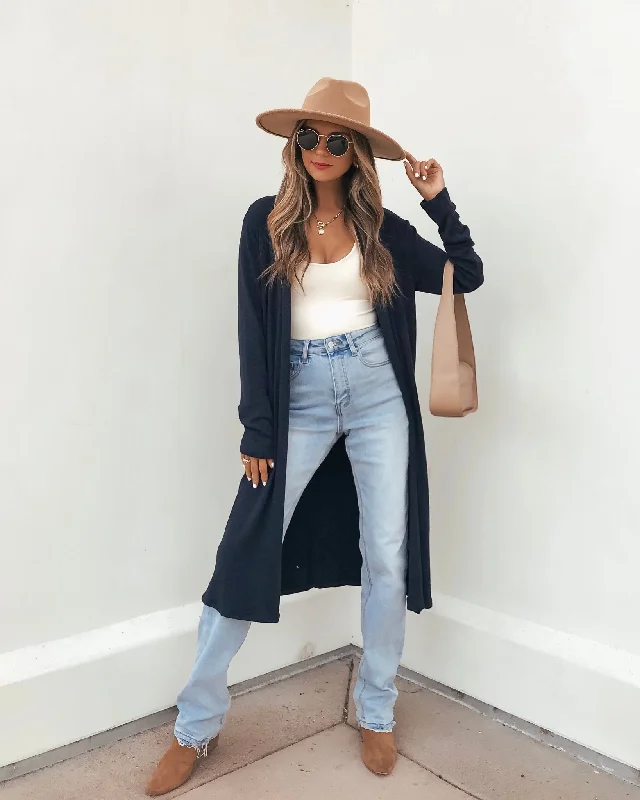 oversized women cardigan for a trendy and cozy lookEssential Navy Duster Cardigan | Pre Order oversized women cardigan for a trendy and cozy lookEssential Navy Duster Cardigan | Pre Order