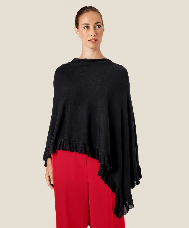 open front women cardigan for easy stylingFarah Knit Poncho